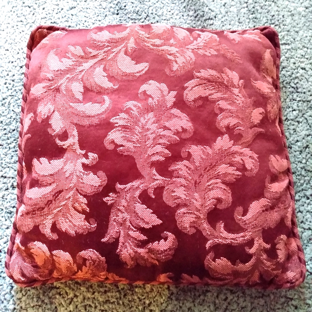Red pillow